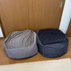 値下げ中。無印良品　体にフィットするソファ ６５×６５×４３サイズ　2個セットのサムネイル