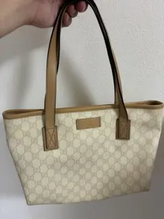 GUCCI グッチ GG柄 トートバッグ ベージュ