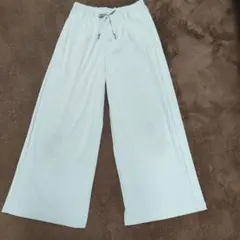 リブプルオンワイドフレアパンツ 130