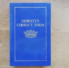 ⭕️ Debrett's Correct Form 洋書
