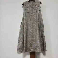 No.58 大島紬手縫いリメイクワンピース