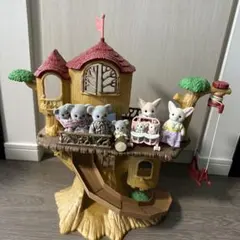 シルバニアファミリー ツリーハウスと人形セット