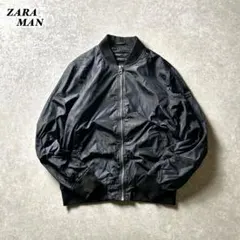 ZARA MAN ザラ フライトジャケットMA1 L2B ボンバー 迷彩カモ L