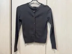 アニエスベー　カーディガン　ロゴ刺繍　8ans