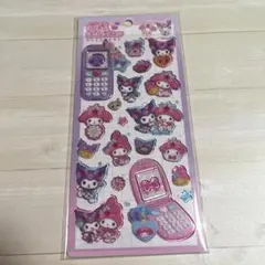 ★ マイメロ＆クロミ　平成はっぴーフォン ステッカー　サンリオ