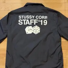 STUSSY コーチジャケット ブラック Mサイズ