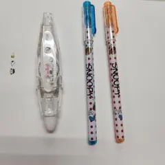 SNOOPY カラーペンとデザインテープセット