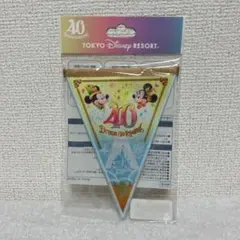 ★ ディズニー40周年　ガーランド　黄色水色★のサムネイル