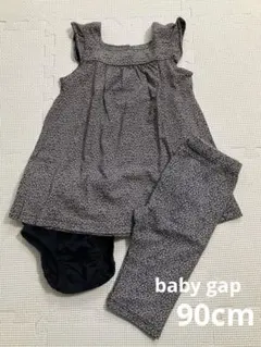 baby gap 花柄ノースリーブワンピース・レギンス90cm