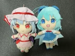 レア❗️ 東方project ぷぎゅット ぬいぐるみ マスコット　レミリア・チルノ