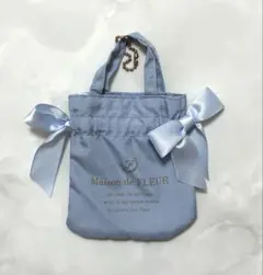 メゾンドフルール ガチャガチャ ダブルリボンギャザートートバッグ キーホルダー