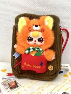 babythree スマホポーチ キツネ