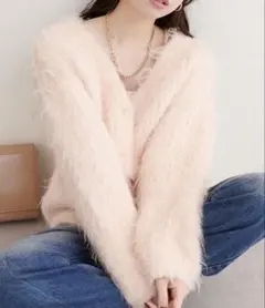 シャギーカーデ　naturalcouture