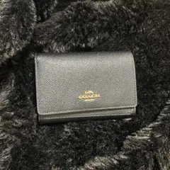 COACH ブラック 二つ折り財布のサムネイル
