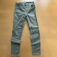 CINEMA CLUB スキニーパンツ オリーブグリーン