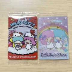 リトルツインスターズサンリオキャラクターズウエハース5カード6ハローキティ
