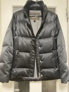 美品　コーチ　ブラックダウンジャケット