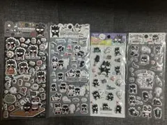 レア　バッドバツ丸　サンリオ　ステッカーセット　台湾限定　ぷっくりシール