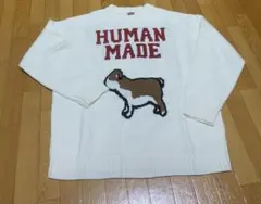 HUMAN MADE 犬刺繍 ニットセーター