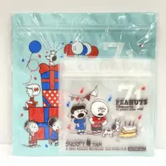 スヌーピー ジッパーバッグ SNOOPY スヌーピータウン ノベルティ 71周年