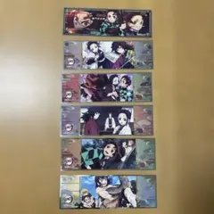 鬼滅の刃 ロングステッカーガム2 6枚セット