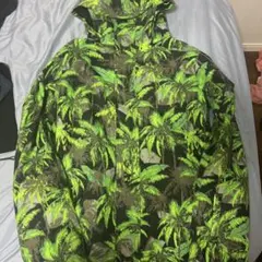 Quiksilver パームツリー柄 ジャケット S/P/CH