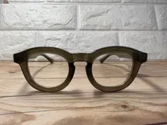 極太クラウンパント型カーキーフレー ムUVクリアレンズケース付き