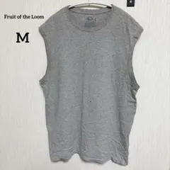 Fruit of the Loom 【M】メンズ　ノースリーブ グレーのサムネイル