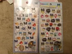 正規品　たまごっち キャラクターシール 2シートセット
