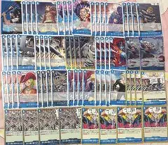 ワンピースカード 青緑ルフィ 青バギー デッキ デッキパーツ セット ②