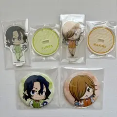 弱虫ペダル　アクスタ、缶バッジ　ダッシュストア　ミニキャラ　手嶋純太　青八木一