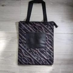 FAUCHON トートバッグ ブラック/ピンク