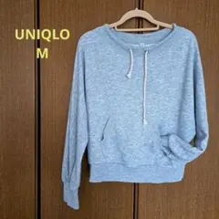 ユニクロ　レディース　スウェット　トレーナー　ショート丈　M