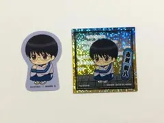 銀魂 まちぼうけステッカー 志村新八 2枚セット