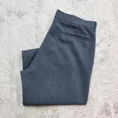 80s Levi's　アクションスラックス　W34　ネイビー　無地　古着のサムネイル