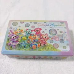 限定 ダッフィー＆フレンズ 20周年 カラフルハピネス お菓子缶 空き缶
