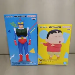 新品未開封　クレヨンしんちゃん　アクション仮面　フィギュア　2体セット