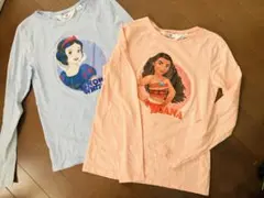 H&M ディズニープリンセス　ロンT モアナ 白雪姫 長袖　disney