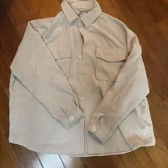 WEGO コーデュロイシャツジャケット　Mサイズ　ベージュ