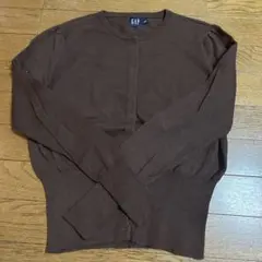 GAP ブラウン 長袖カーディガン