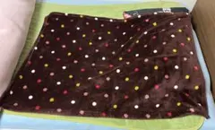 カラフルドット毛布 約70cm x 100cm