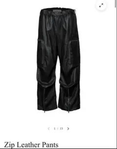 jentlouis Leather Pocket Baggy Shorts - メルカリ
