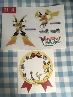 ポケモンZA M次元ラッシュ　メガライチュウ　ステッカー