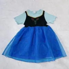 【美品】マジョリカ アナ雪 アナワンピース 110
