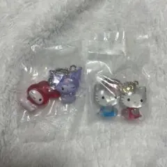 サンリオキャラクターズ なかよしドロップチャーム キティ　マイメロ　２個セット