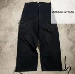 【COMME des GARÇONS】黒 M-47 カーゴ パンツ