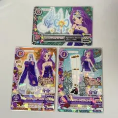 アイカツカード 神崎美月 スパイシーアゲハ パープルジュエリーコーデ