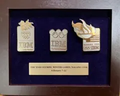 【塗装剥がれあり】1998 長野オリンピック　メディア　TBSピンバッジ 塗装剥がれあり】1998 長野オリンピック メディア TBSピンバッジ