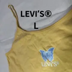 Levi's キャミソール イエロー 蝶々プリントのサムネイル