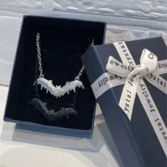 ペアネックレス こうもり かわいい ハロウィン コスプレ プレゼント おそろい